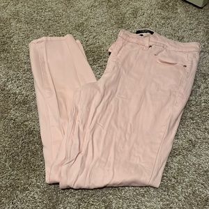Nine West skinny pink ankle jeans